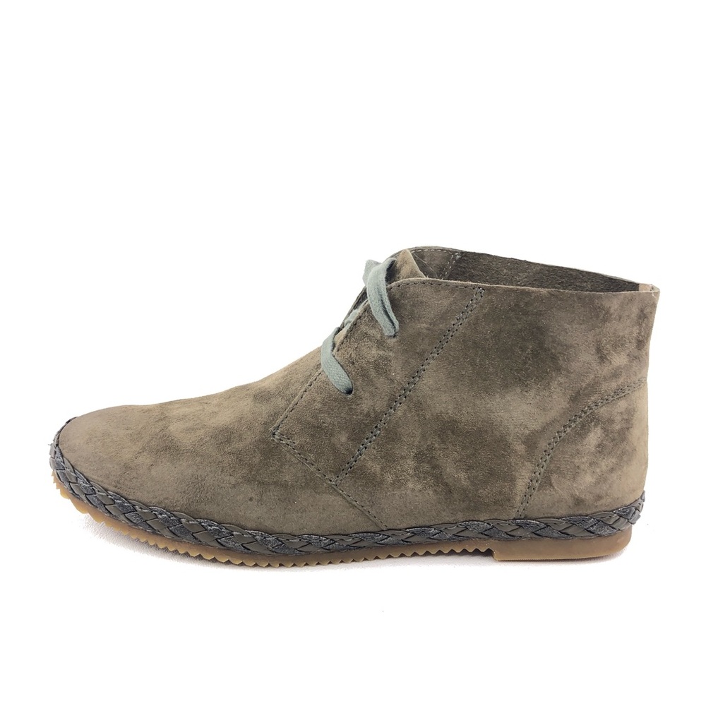 Aetrex Addison Olive Suede Chukka Boots 6.5